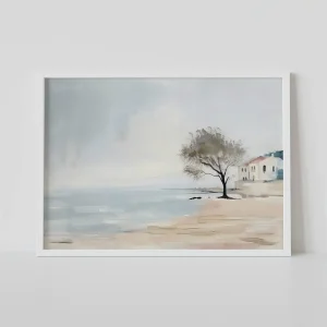 Quiet Coastal Charm Coastal wall art prints