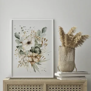 Romantic Floral Whisper Floral wall art prints