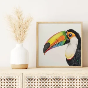 Tropical Toucan Splendour Bird wall art prints