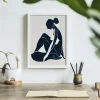 Silhouette of Serenity Beauty wall art prints
