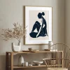 Silhouette of Serenity Beauty canvas prints