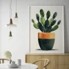 Green Oasis Leaf poster prints