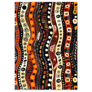 Rhythm of the Earth Aboriginal large wall art