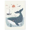 Ocean Friends Forever Kids large wall art