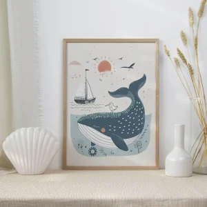 Ocean Friends Forever Kids wall art prints