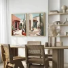 Mediterranean Serenity Duo Coastal canvas prints