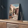 Sunshine Courtyard Coastal canvas prints