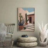 Sunshine Courtyard Coastal poster prints