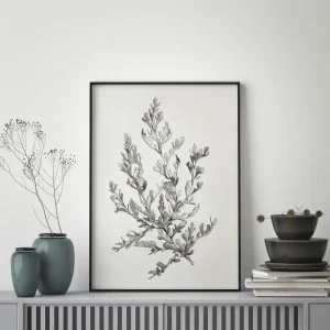 Botanical Sketch II Leaf wall art prints