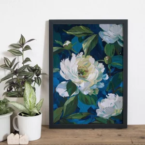 Blossoming Elegance Floral wall art prints