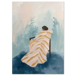 Calm Retreat Beauty large wall art