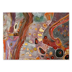 Dreaming Trails Aboriginal large wall art