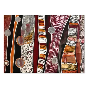 Sacred Pathways Aboriginal large wall art