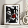 Red Allure Beauty wall art prints