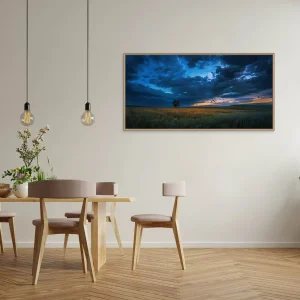 Solitary Twilight Landscape wall art prints