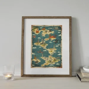 Enchanted Isles Cartoon wall art prints