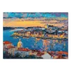 Twilight Reflections Architecture large wall art