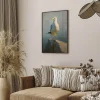 Coastal Guardian Bird canvas prints