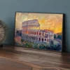 Roman Sunset Landmark canvas prints