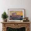 Roman Sunset Landmark poster prints