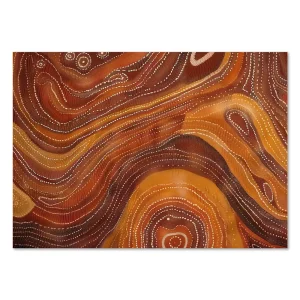Serenity of Earth Aboriginal large wall art