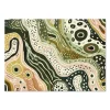 Harmony in Green Aboriginal large wall art