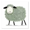 Cheerful Lamb's Greeting Kids large wall art