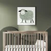 Cheerful Lamb's Greeting Kids canvas prints