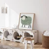 Cheerful Lamb's Greeting Kids poster prints
