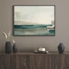 Serene Poolside Retreat Palm Tree wall art prints