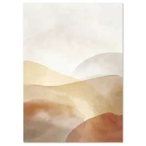 Gentle Dunes of Light Abstract large wall art