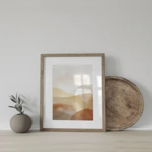 Gentle Dunes of Light Abstract wall art prints