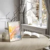 Sunrise's Lively Brush Abstract canvas prints