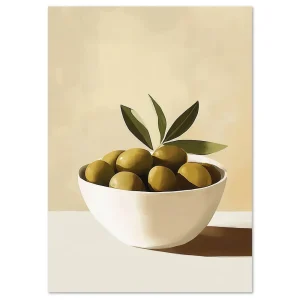 Olive Bowl's Essence Still Life large wall art