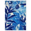 Indigo Flora Dance Leaf large wall art
