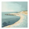 Coastal Curve Serenity Beach large wall art