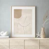 Subtle Curves of Stillness Line poster prints
