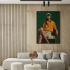 Poised in Amber Hues Beauty poster prints