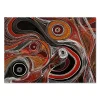 Fiery Rhythm of the Outback Aboriginal large wall art