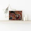 Fiery Rhythm of the Outback Aboriginal wall art prints