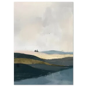 Gentle Hillside Morn Landscape large wall art