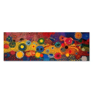 Kaleidoscope of Dots Aboriginal large wall art