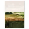Verdant Fields Serenity Landscape large wall art