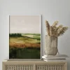 Verdant Fields Serenity Landscape wall art prints