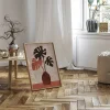 Terracotta Monstera Muse Leaf canvas prints