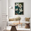 Blossoms in Emerald Night Floral poster prints