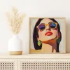 Summer's Vibrant Gaze Beauty wall art prints