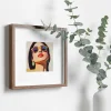Summer's Vibrant Gaze Beauty canvas prints