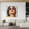 Summer's Vibrant Gaze Beauty poster prints