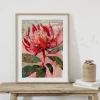 Exotic Protea's Charm Floral wall art prints